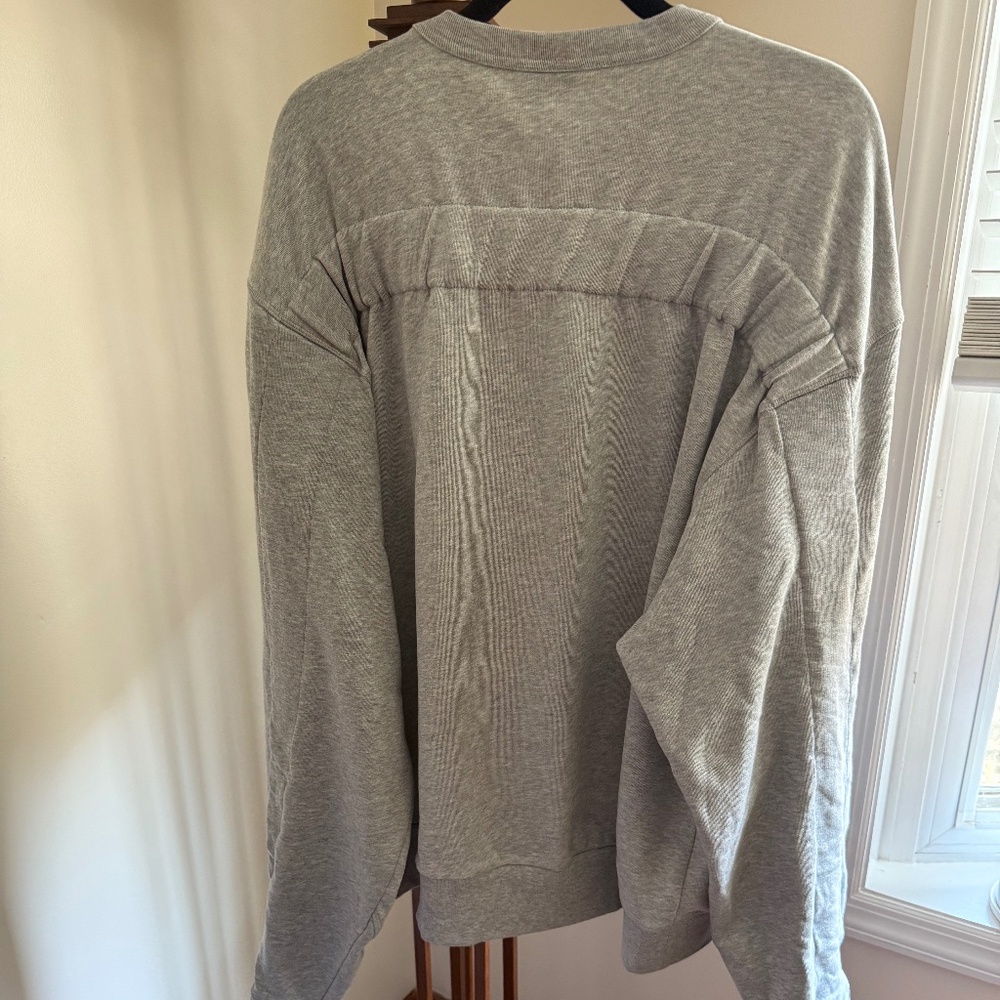 Dries oversized sweatshirt with balloon and ribbon sleeves